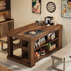 Tribesigns Bar Table, 55-Inch Counter Height Pub Table - Image 4