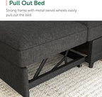 HONBAY Sectional Sleeper Sofa - Image 4