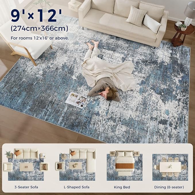 DMOYEST Area Rug Living Room Rugs - Image 7
