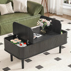 Fluted Lift Top Coffee Table - Image 6