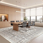 10x14 Area Rugs for Living Room, Large Washable Rug, Dining Room, Low Pile - Image 8