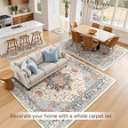 RELEANY Washable Area Rug, Runner 2'x10', Water Repellent, Pet Friendly - Image 3