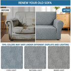 ZNSAYOTX 1 Piece Stretch Loveseat Covers - Image 5