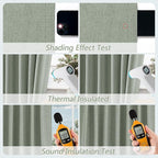 Desert Sage 100% Blackout Curtains 84 Inch Length 2 Panels Set - Image 5