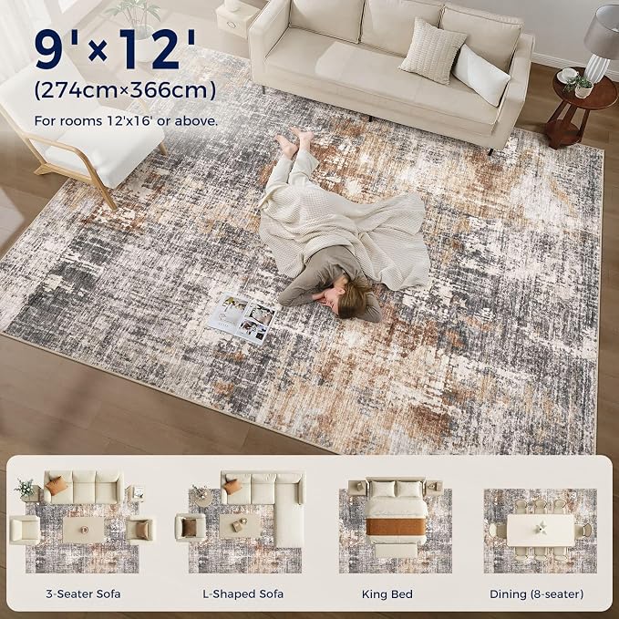 DMOYEST Area Rug Living Room Rugs - Image 7