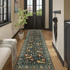 DUKINO 2.6x10 Washable Runner Rug, Non Slip Animal Rug - Image 3