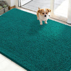 OLANLY Dog Door Mat for Muddy Paws 50x30, Super Absorbent Chenille Mud Mat | by OLANLY