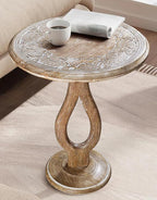 End Tables for Living Room- Small Drink Table for Small Spaces, Modern Accent - Image 3