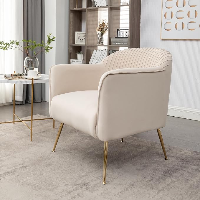 Container Furniture Direct Contemporary Velvet Accent Chairs - Image 7