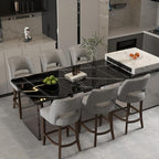 VKNOW Bar Stools Set of 6, Modern Counter Stools - Image 3