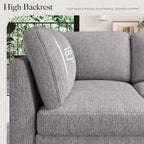 Belffin 111" Cloud Sectional Sleeper Sofa - Image 5