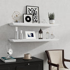 Fun Memories Floating Shelves 36 Inch Long, 9.3 Inch Deep Classic Crown Molding - Image 7
