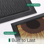 LUMI Outside Welcome Door Mat 24x36, Non-Slip Durable Rubber Easy Clean | - Image 9