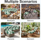 Waterproof Outdoor Cushion Covers, Stretch Patio Slipcovers | UV Resistant - Image 5