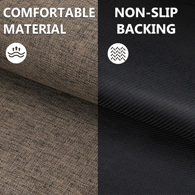 Ultra Thin Indoor Door Mat 24"x36", Non Slip Doormats, Rubber Backing, - Image 4