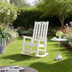Psilvam Oversized Outdoor Rocking Chair, - Image 2