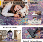 RELEANY Washable Round 4ft Area Rug - Image 3