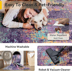 RELEANY Washable Round 6ft Area Rug - Image 4