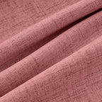 MIULEE 100% Blackout Linen Curtains 42 x 63 Inch Dusty Rose Pink 2 Panels | - Image 9