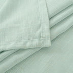 BGment Light Green Linen Curtains 40 Inches Long - Image 7