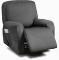 ULTICOR 4-Piece, 1 Seat Recliner Cover, Yarn Dyed Reclining Chair Covers by ULTICOR