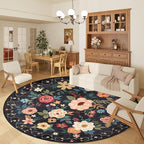 DUKINO 6ft Round Rug, Soft Washable Circle Rug - Image 3