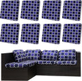 8Pcs Outdoor Cushion Covers, Elastic Patio Cushion Covers | Washable, by dreahoteztil