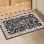 Black Washable 2x3 Entry Rug, Small Rugs - Image 8