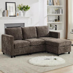 WUTUTUEE 83'' Modular Sectional Sofa Convertible L Shaped Couch Set by WUTUTUEE