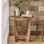 COZAYH Rustic Farmhouse End Table - Image 6