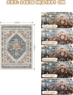 2x3 Entryway Rug Vintage Washable Rug Runner - Image 2