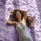 Fluffy Purple Rug 4x6 Ft, Shaggy Furry Rugs - Image 8