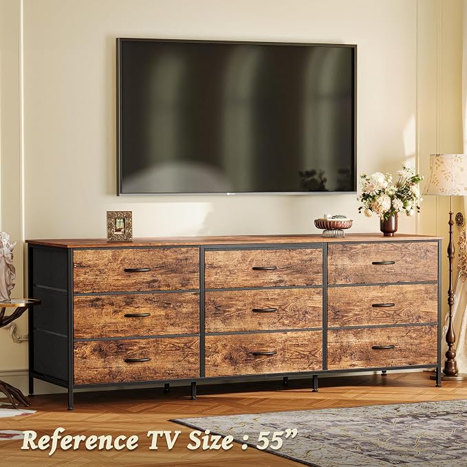 Huuger 63 Inch Dresser for Bedroom, Dresser for Closet - Image 5