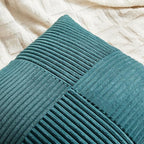 Fancy Homi 2 Packs Teal Euro Decorative Throw Pillow Covers 28x28 Inch - Image 3