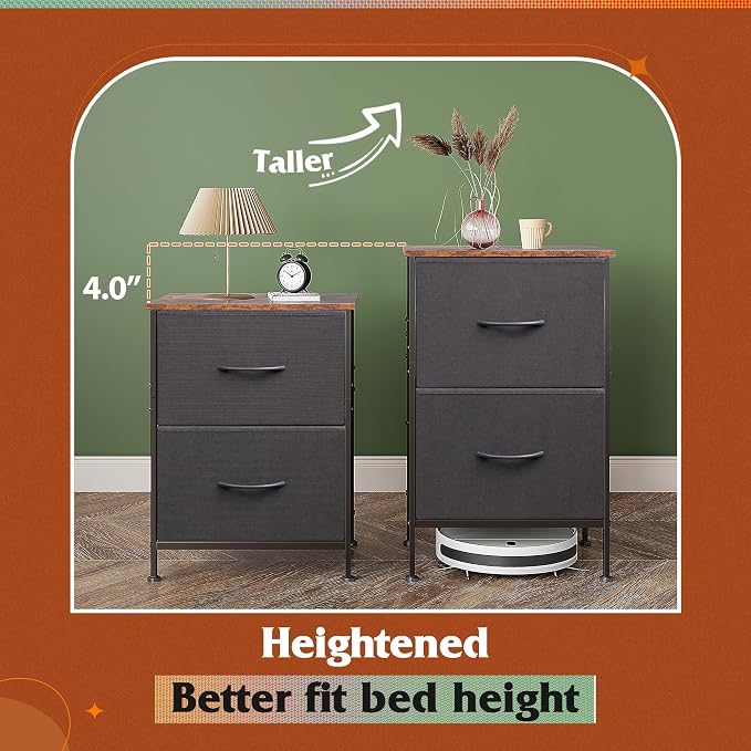 WLIVE Nightstand, Nightstand - Image 4