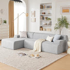 Weture 107" Modular Sectional Cloud Couch, Boneless couches Sponge sectionals - Image 3