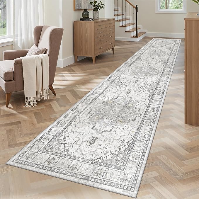 Madane Washable Runner Rugs 2x10 Long by Madane