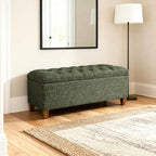 Homepop Home Decor Tufted Ainsley Button Storage Ottoman Bench - Image 2