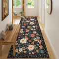 DUKINO 3x8 Kitchen Runner Rug, Washable Rug by DUKINO