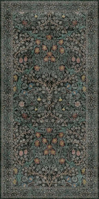 Dark Green Washable 3x6 Runner Rug - Image 8