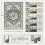 8x10 Area Rugs Living Room: Washable Rug - Image 2