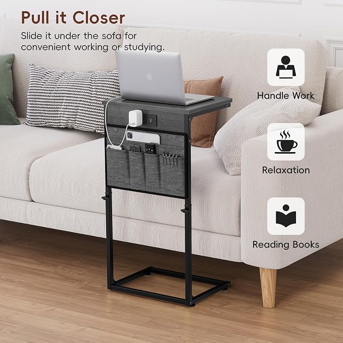 Vagusicc C-Shaped End Table Set of 2 - Image 8