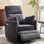 Power Recliner, Nursery Swivel Rocking Glider Chair - Image 7