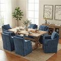 VKNOW Upholstered Dining Chairs Set of 6, Modern Kitchen Chairs Dinner Chairs by VKNOW