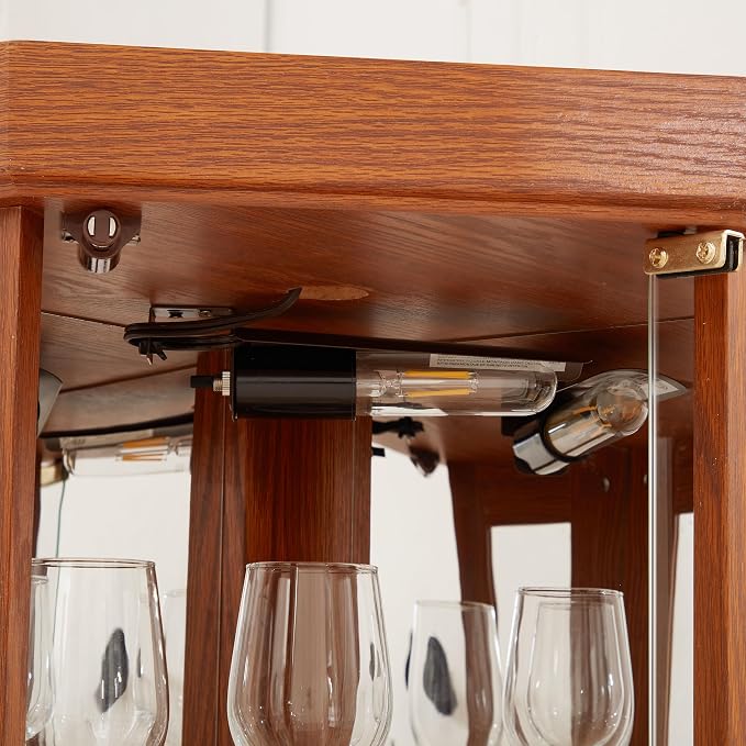 Glass Corner Display Cabinet - Image 5