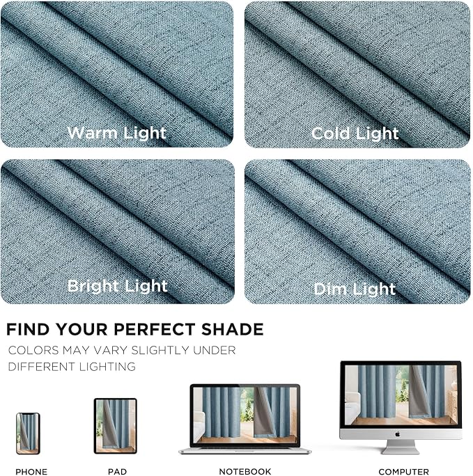 Joydeco Blackout Curtains for Bedroom - Image 9
