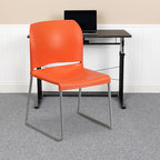 Flash Furniture HERCULES Series 880 lb. Capacity Orange Full Back Contoured - Image 2