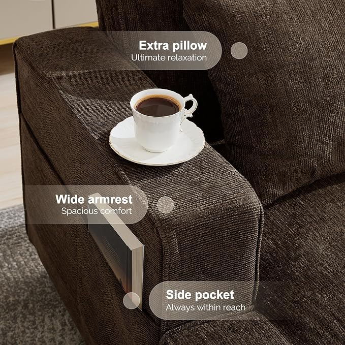 Korser 89" Couches for Living Room - Image 5