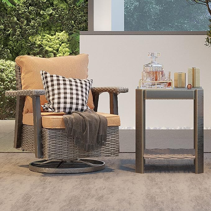 Joyside Patio Chair with Side Table - Image 2