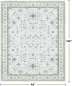 Blue and Green Living Room Rug 8x10 - Image 2